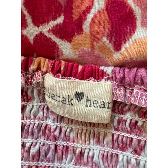 New DEREK HEART Women's Sleeveless Floral Boho Vacation Maxi Dress Size M - Picture 5 of 6